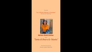 Booktubers en secundaria Cartas de amor a los muertos Adriana Alcalá Jiménez 15DTV0107Q [upl. by Nnaeel]