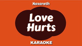 NAZARETH  Love Hurts Karaoke Version  SingMyKaraoke [upl. by Ingmar]