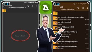 Comment réparer laccès refusé dans Zarchiver  Accès aux fichiers Obb refusé Android 11 12 13 14 [upl. by Holt]
