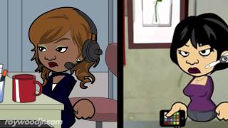 Animated Prank Call Ms Darlene  Roy Wood Jr f OfficialNYJamz [upl. by Nie]