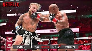 Jake Paul vs Mike Tyson  MEJORES MOMENTOS NETFLIX 2024 [upl. by Ocsisnarf]