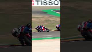 Vierge right on teammate Lecuonas tail at Aragon 🔥 [upl. by Yenar712]