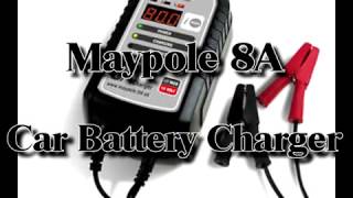 Maypole 8A Electronic Smart Car Battery Charger [upl. by Leonore]