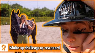 MAKEUP OPDOEN TIJDENS PAARDRIJDEN   PaardenpraatTV [upl. by Rrats]