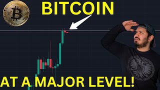 BITCOIN  AT A MAJOR LEVEL bitcoin [upl. by Serafine]