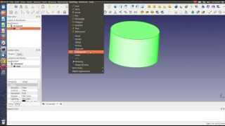 Freecad  GMSH  Calculix  CylinderFuselage Modal Analysis [upl. by Iorgos415]