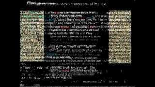 Reading Etruscan Pyrgi tablets through Slavic languagewmv [upl. by Enialem304]