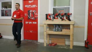 Milwaukee Tool M18 FUEL Nailers  First Look [upl. by Adur]