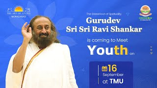 Gurudev Sri Ravi Shankar to Inspire Youth at TMU  TMU NEWS [upl. by Adnolrehs]