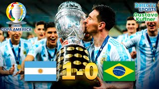 El día que ARGENTINA ganó la COPA AMÉRICA en el MARACANÁ  Highlights Brasil vs Argentina 2021 Final [upl. by Timothea]