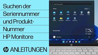 So finden Sie die Seriennummer oder Produktnummer auf Ihrem HP Monitor  HP Support [upl. by Asennav]