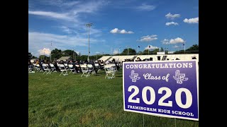 Framingham High School Graduation  Class of 2020 [upl. by Sirotek437]