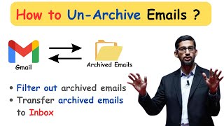 How to retrieve archived emails in Gmail [upl. by Tedmann44]