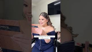 Makeup Look client reacts to her makeup look ♥️✨ makeuplook makeupartist makeup [upl. by Kano]