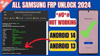 🔥Latest Tool🔥 Samsung FRP Bypass 2024 Android 1413 Latest Security 100000 Working Tool [upl. by Leela]