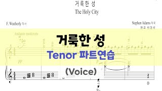 5 거룩한 성  Tenor 파트연습Voice 음성 [upl. by Milon932]