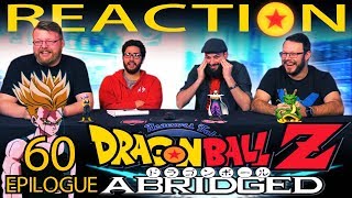 TFS Dragon Ball Z Abridged REACTION Episode 60 Epilogue [upl. by Eicam]