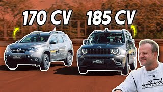 RENEGADE E DUSTER TURBOS NA VOLTA RÁPIDA Versões 13T sobem muito no ranking nas mãos do Rubinho [upl. by Kcirdnekel]