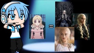 Diabolik Lovers react Yui as Daenerys Targaryen Game Of Thrones  11  ✅ tiktok videos [upl. by Nehepts678]