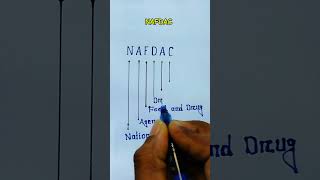 NAFDAC full form shortvideo nafdac handwriting short [upl. by Einreb422]