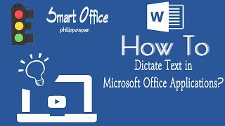 How To Dictate Text in Microsoft Office Applications [upl. by Barbra]