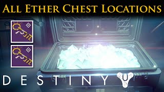 Destiny  All House of Wolves Ether Chest Locations  Getting Treasure Keys [upl. by Noni]