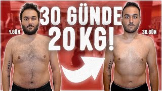 30 GÜNDE 20 KİLO VERDİM [upl. by Ariaek]