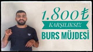 1800â‚º KARÅILIKSIZ BURS  RÃ–NESANS EÄÄ°TÄ°M VAKFI BURS BAÅVURUSU REV BURSU [upl. by Mcintyre]