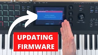 Akai MPC Key 61 Quick Tip  Updating the Firmware [upl. by Kenton]