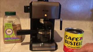 How to use Mr Coffee steam Espresso amp Cappuccino maker [upl. by Bonni]