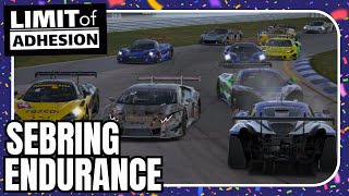 iRacing  Limit of Adhesion  Endurance  Sebring [upl. by Pellikka]