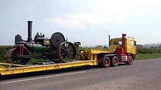 Collecting Aveling amp Porter No 11492 on Volvo F12 [upl. by Ades140]