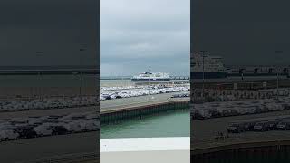 A DFDS Ferry at Calais [upl. by Ailed713]