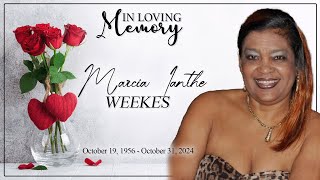 Celebrating the Life of Marcia Ianthe Weekes [upl. by Clarisse]