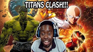 HULK VS SAITAMA ANIMATION FULL VERSION TAMING THE BEAST REACTION [upl. by Eerehs]