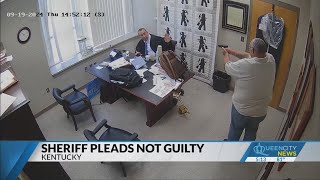 Ky sheriff pleads not guilty to fatally shooting judge [upl. by Heilner]