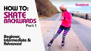 How to skate backwards on rollerblades essential stride amp stability for all levels of backwards [upl. by Audra]