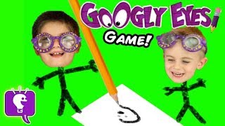 Drawing Challenge Contest with Googly Eyes Game by HobbyKidsTV [upl. by Kellsie]