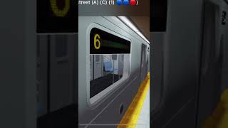 Roblox Hopeland City Subway  R142A 6 Train 7211 departing District Nostrand Aves [upl. by Assela573]