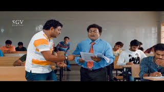 ಇದೇನೋ ಬರಿ ಪ್ರಶ್ನೆಗಳು ಬರೆದಿದಿಯ ಆನ್ಸರ್ ಎಲ್ಲಿದೆ  Ambara Kannada Movie Comedy Scenes  Yogesh [upl. by Aytak]