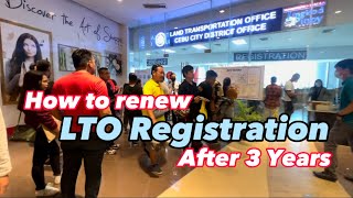 How to Renew LTO Registration  Renewal of my MG5  After 3 years FREE  ORCR [upl. by Rich]