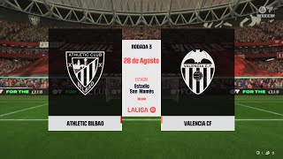 FC 25 Atlético de Bilbao vs Valencia CF  La Liga 20242025 Gráficos ULTRA realistas 4K 60FPS [upl. by Florry]