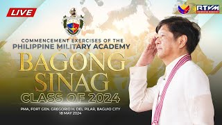 Commencement Exercises of the Philippine Military Academy ‘Bagong Sinag’ Class of 2024 [upl. by Judas20]