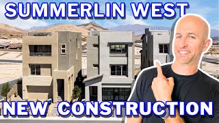 Exploring New Builds in Summerlin West  Living In Las Vegas Nevada [upl. by Nauq]