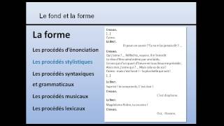 Analyser un texte littéraire le fond et la forme [upl. by Ahkihs977]