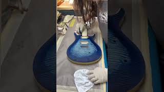 quotWhale Blue Glowquot Private Stock Staining  shorts  PRS Guitars [upl. by Alla]