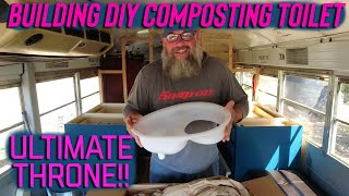 A CHEAP COMPOSTING TOILET SYSTEM  Throne Composting Toilet  Offgrid DIY [upl. by Iduj]