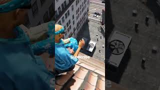 GTA 5 Shoving Pedestrians 38 shorts satisfying satisfyingvideo oddlysatisfying relaxing [upl. by Aicilf]