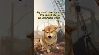 Choosing dogmeat as your companion fallout4memes gaming fallout76 funny falloutnewvegasmemes [upl. by Attiuqehs]