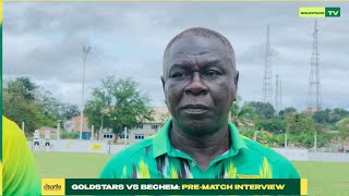 Pre Match interview with Coach Frimpong Manso ahead of Goldstars home game against Bechem UTD [upl. by Halbert]